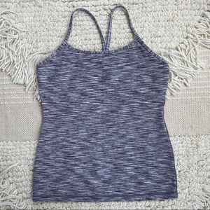 LULULEMON gray Magnum Space Dye Power Y tank top 10